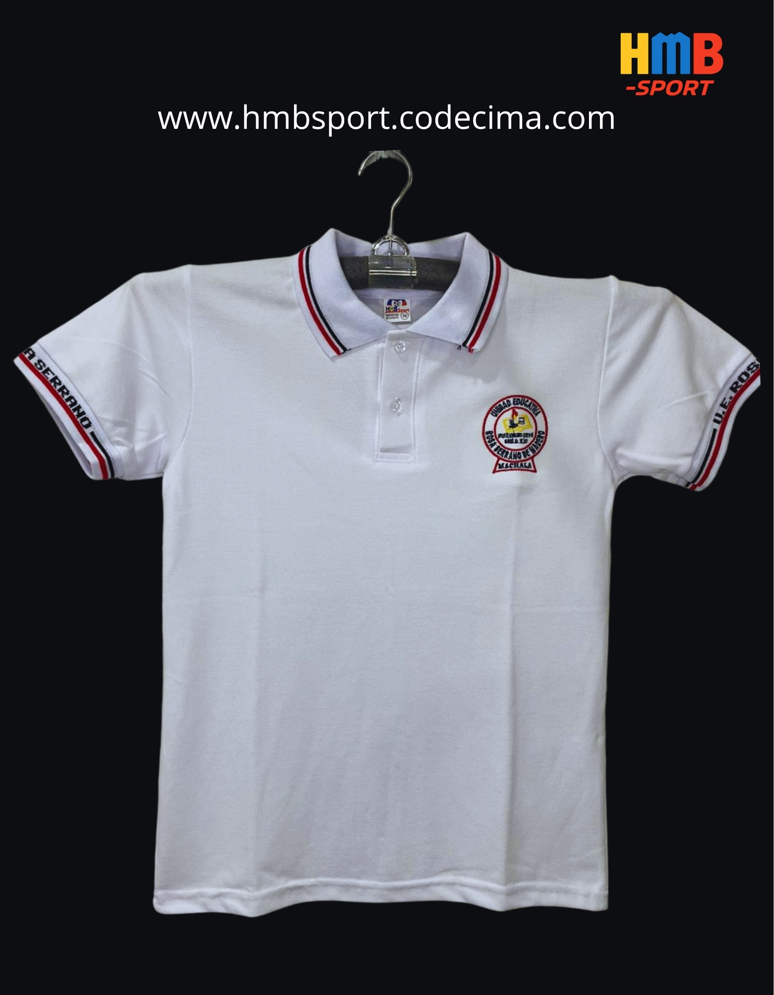 CAMISETA PIQUET ROSA SERRANO DE MADERO